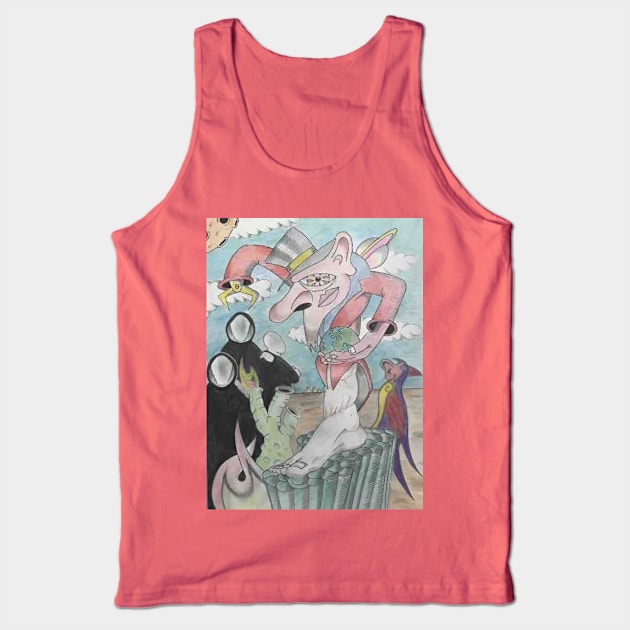 Fated.  (surrealism). Madness, Crazy. Tank Top by The Birth Of Optima